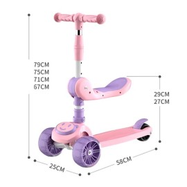 Patinete scooter-infantil ruedas con luces Nuevo 