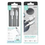 Cable Micro-Usb WB3555 3.4A 1M Blanco