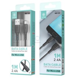 Cable Micro-Usb WB1202 2.4A 1M 