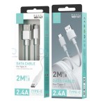 Cable Tipo-C 2.4A 2metros