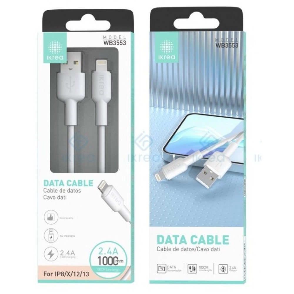 Cable USB Iphone WB3553 1m 3.4A Cable USB Iphone WB3553 1m 3.4A